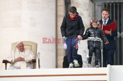 Papież Franciszek na audiencji generalnej