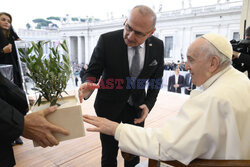 Papież Franciszek na audiencji generalnej