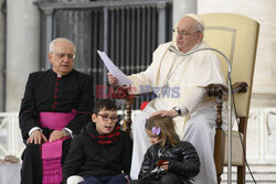 Papież Franciszek na audiencji generalnej