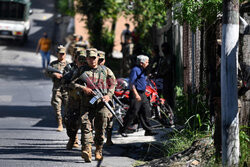 Policja walczy z gangiem w Soyapango w Salwadorze