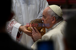 Papież Franciszek przewodniczy noworocznej mszy w bazylice Św. Piotr