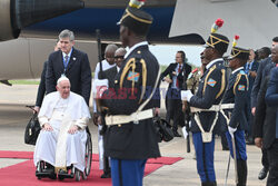 Papież Franciszek  w podróży apostolskiej do Konga