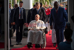 Papież Franciszek  w podróży apostolskiej do Konga