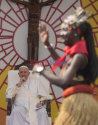 Papież Franciszek  w podróży apostolskiej do Konga