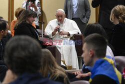 Papież Franciszek na pokazie filmu dokumentalnego "Wolność"