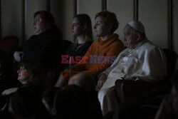 Papież Franciszek na pokazie filmu dokumentalnego "Wolność"