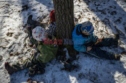 Przedszkola na świeżym powietrzu w Skandynawii - AFP