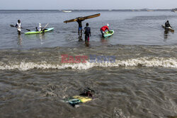 Zatoka Hann w Senegalu zamieniona w wysypisko - AFP