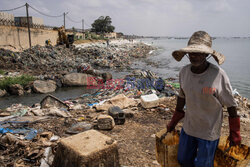 Zatoka Hann w Senegalu zamieniona w wysypisko - AFP