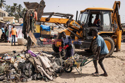 Zatoka Hann w Senegalu zamieniona w wysypisko - AFP