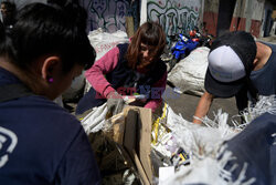 Cartoneros z Buenos Aires - AFP