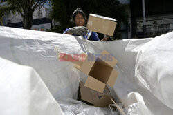 Cartoneros z Buenos Aires - AFP