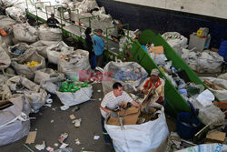 Cartoneros z Buenos Aires - AFP