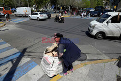 Cartoneros z Buenos Aires - AFP