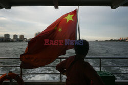 Chińskie miasto Dandong na granicy z Koreą Północną - AFP