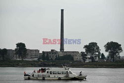 Chińskie miasto Dandong na granicy z Koreą Północną - AFP