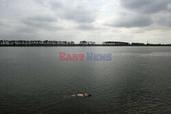 Chińskie miasto Dandong na granicy z Koreą Północną - AFP