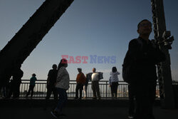 Chińskie miasto Dandong na granicy z Koreą Północną - AFP