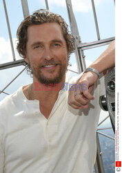 Matthew McConaughey z wizytą w Empire State Building