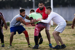 Resocjalizacja przez rugby w urugwajskim więzieniu - AFP