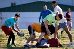 Resocjalizacja przez rugby w urugwajskim więzieniu - AFP