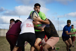 Resocjalizacja przez rugby w urugwajskim więzieniu - AFP