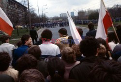 Strajki i demonstracje Solidarności