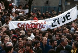 Strajki i demonstracje Solidarności