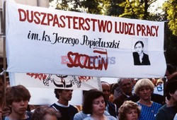 Pogrzeb i żałoba po ks. Popiełuszce