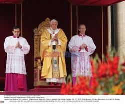 Papież Benedykt XVI kanonizował dziś sześcioro błogosławionych