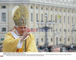 Papież Benedykt XVI kanonizował dziś sześcioro błogosławionych