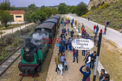 Zabytkowa linia kolejowa w Arganda del Rey