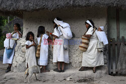 Rdzenny lud Arhuaco w kolumbijskiej Sierra Nevada - AFP