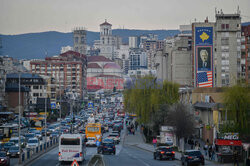 Amerykańskie symbole w Kosowie - AFP