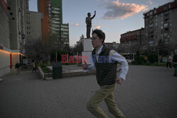 Amerykańskie symbole w Kosowie - AFP