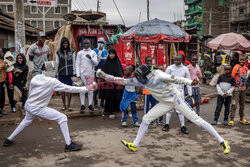 Klub szermierczy w Kenii - AFP