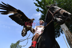 Festiwal łowiecki w Kirgistanie