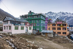 Himalajska wioska Kyanjin Gompa