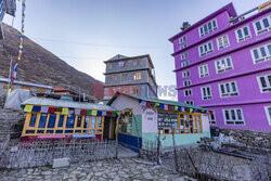 Himalajska wioska Kyanjin Gompa