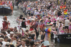 Pride Parade w Amsterdamie