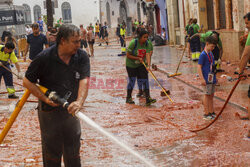 Doroczna bitwa Tomatina w Bunol