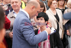 Protest PiS przed Ministerstwem Sprawiedliwości