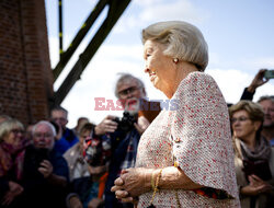 Księżniczka Beatrix podczas otwarcia młyna w Noordbroek