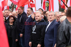 Protest PiS przed Ministerstwem Sprawiedliwości