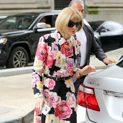 Anna Wintour na tygodniu mody w Nowym Jorku