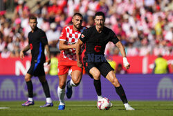 Robert Lewandowski w meczu z FC Girona