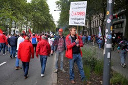 Protest pracowników Audi w Belgii