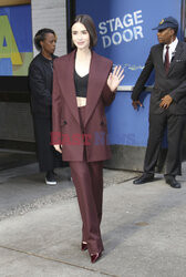 Lily Collins w programie Good Morning America