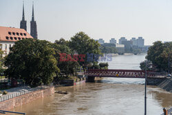 Wrocław szykuje się na przyjęcie fali powodziowej