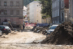 Miasta po przejściu fali powodziowej